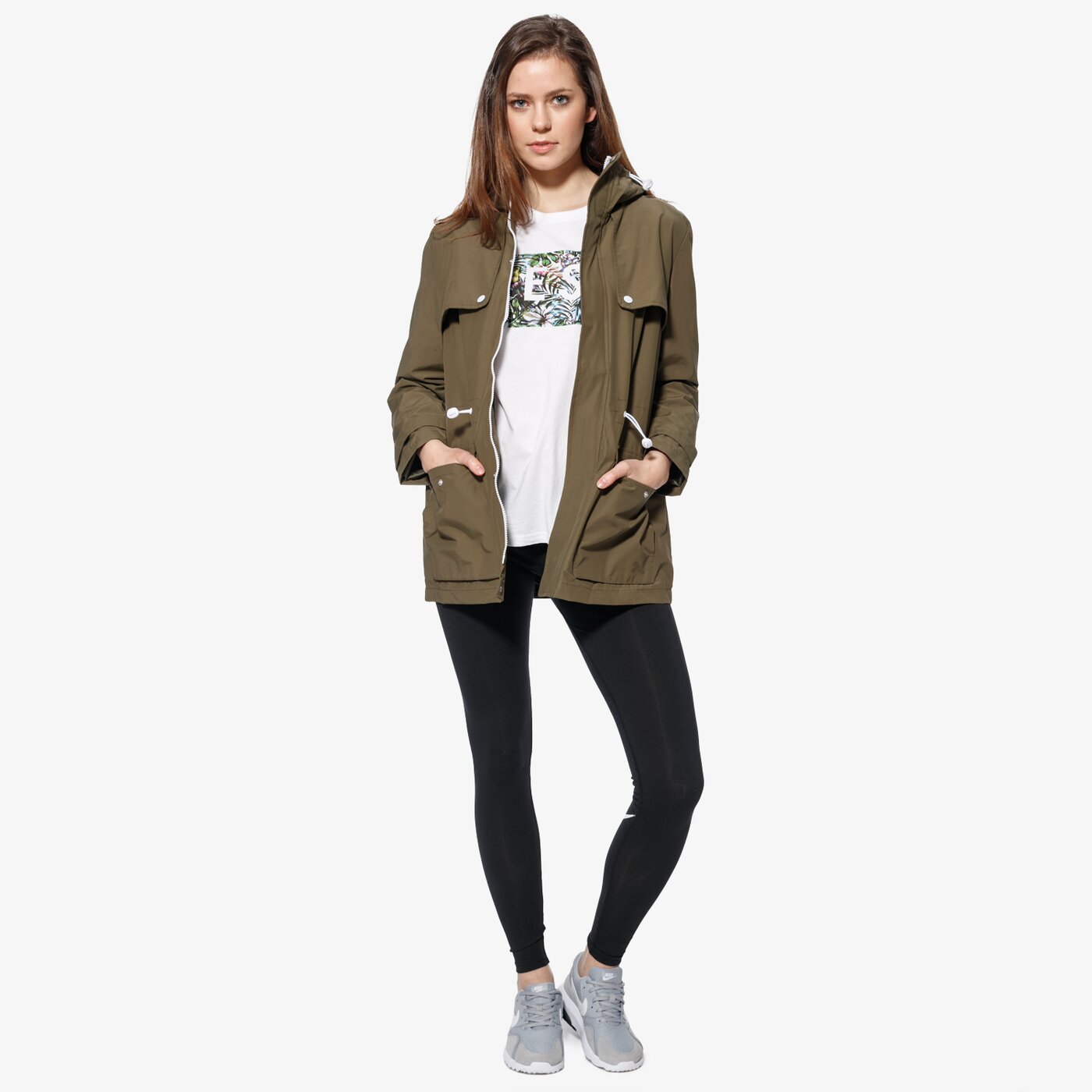 Kurtka przejściowa damska FEEWEAR KURTKA MONICA fw18kud11001 kolor khaki