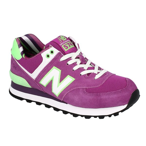 NEW BALANCE WL574  wl574yck kolor fioletowy