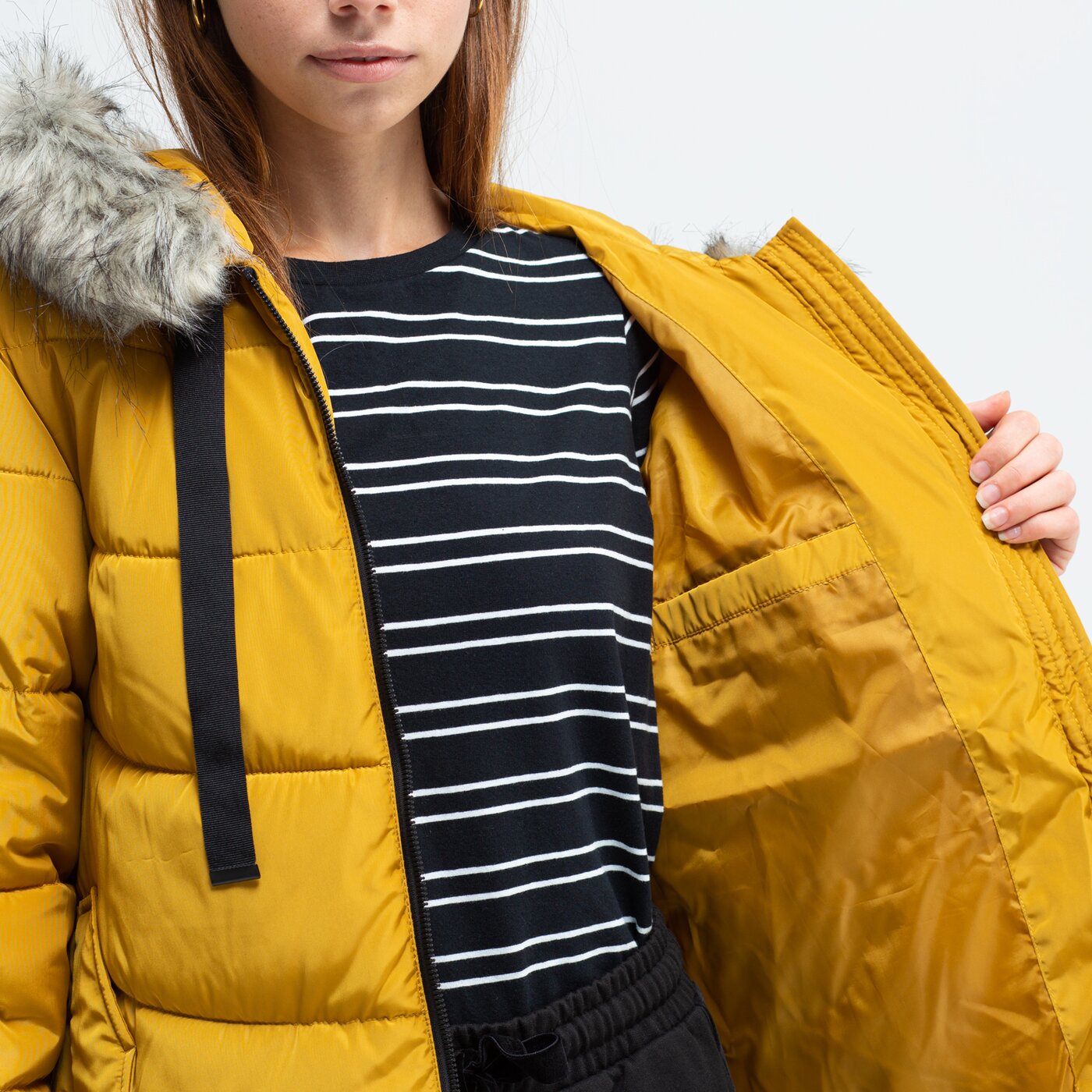 Kurtka zimowa damska FEEWEAR KURTKA NELA fwv39kud01002 kolor żółty