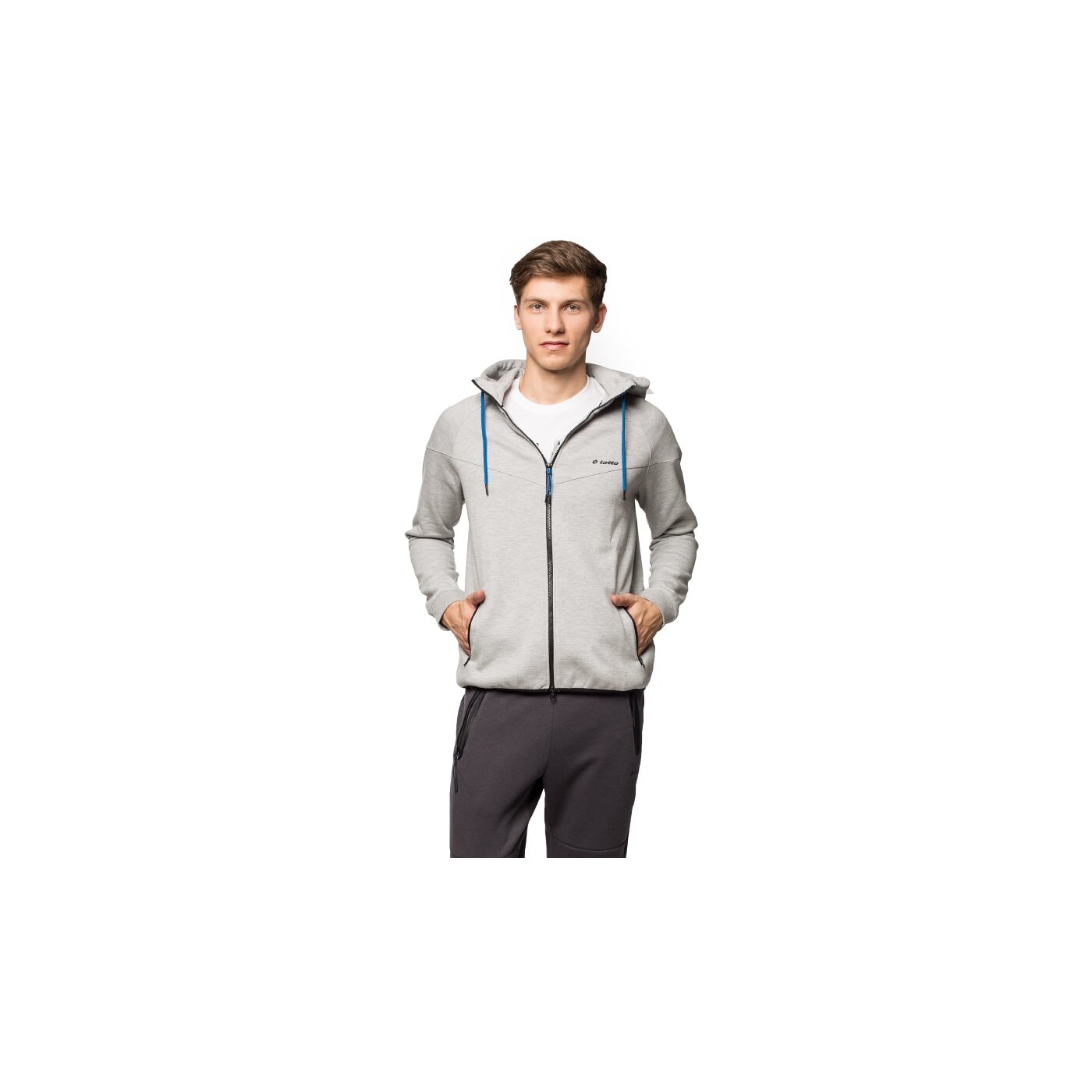 Bluza męska LOTTO BLUZA MEZO lo35blm38001 kolor szary