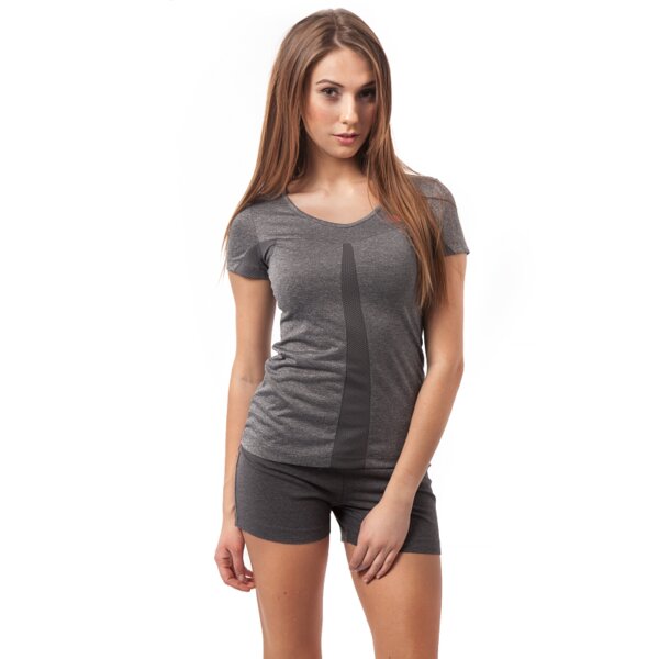 Koszulka damska LOTTO T-SHIRT ABBIE-X PL r4077 kolor szary