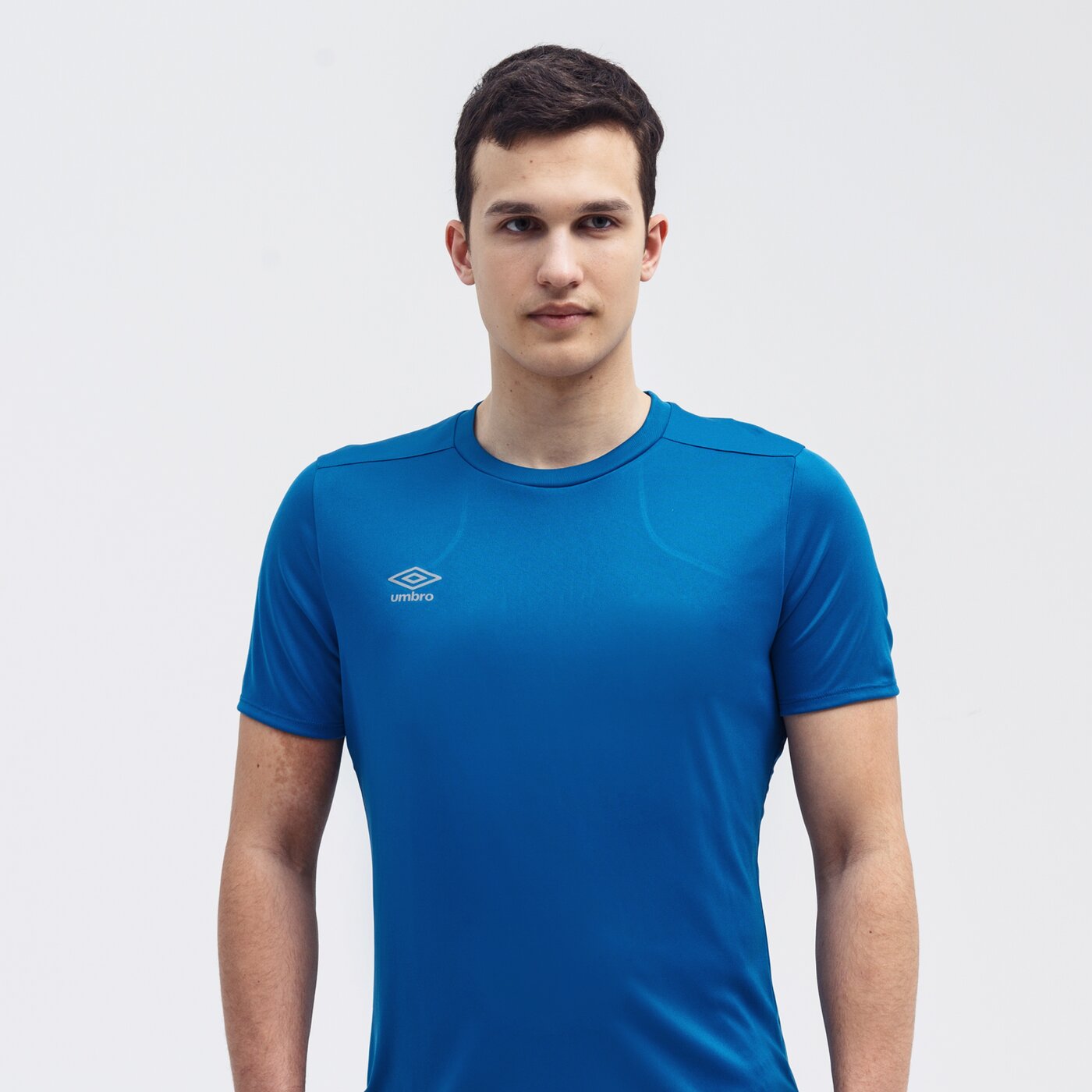 Koszulka męska UMBRO T-SHIRT TRAINING POLY 65784u-jfk kolor niebieski