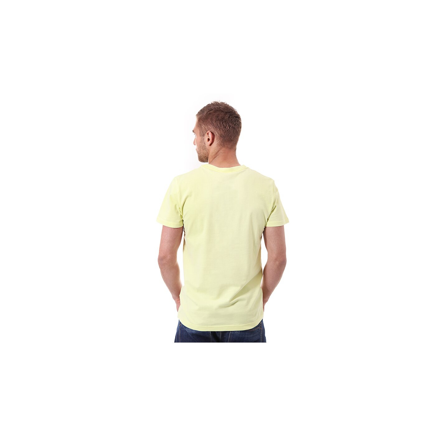 Koszulka męska PUMA T-SHIRT 1 UP TEE 56558016 kolor żółty