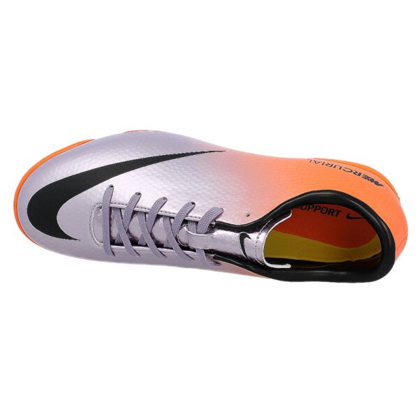 Buty piłkarskie dla dzieci NIKE JR MERCURIAL VICTORY IV TF 555634508 kolor pomarańczowy