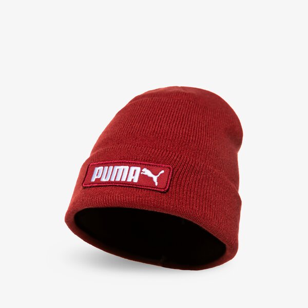 Czapka zimowa damska PUMA CZAPKA PUMA CLASSIC CUFF BEANIE 2343404 kolor bordowy