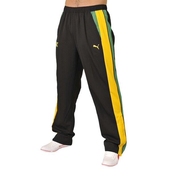 Spodnie dresowe męskie PUMA SPODNIE FAAS WOVEN PANTS 50727404 kolor czarny