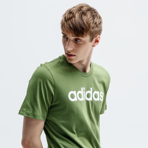 Koszulka męska ADIDAS T-SHIRT SS E LIN ei9823 kolor zielony