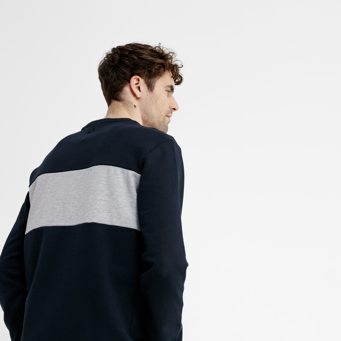 Bluza męska LOTTO BLUZA FIUGGI lo19blm15001 kolor granatowy