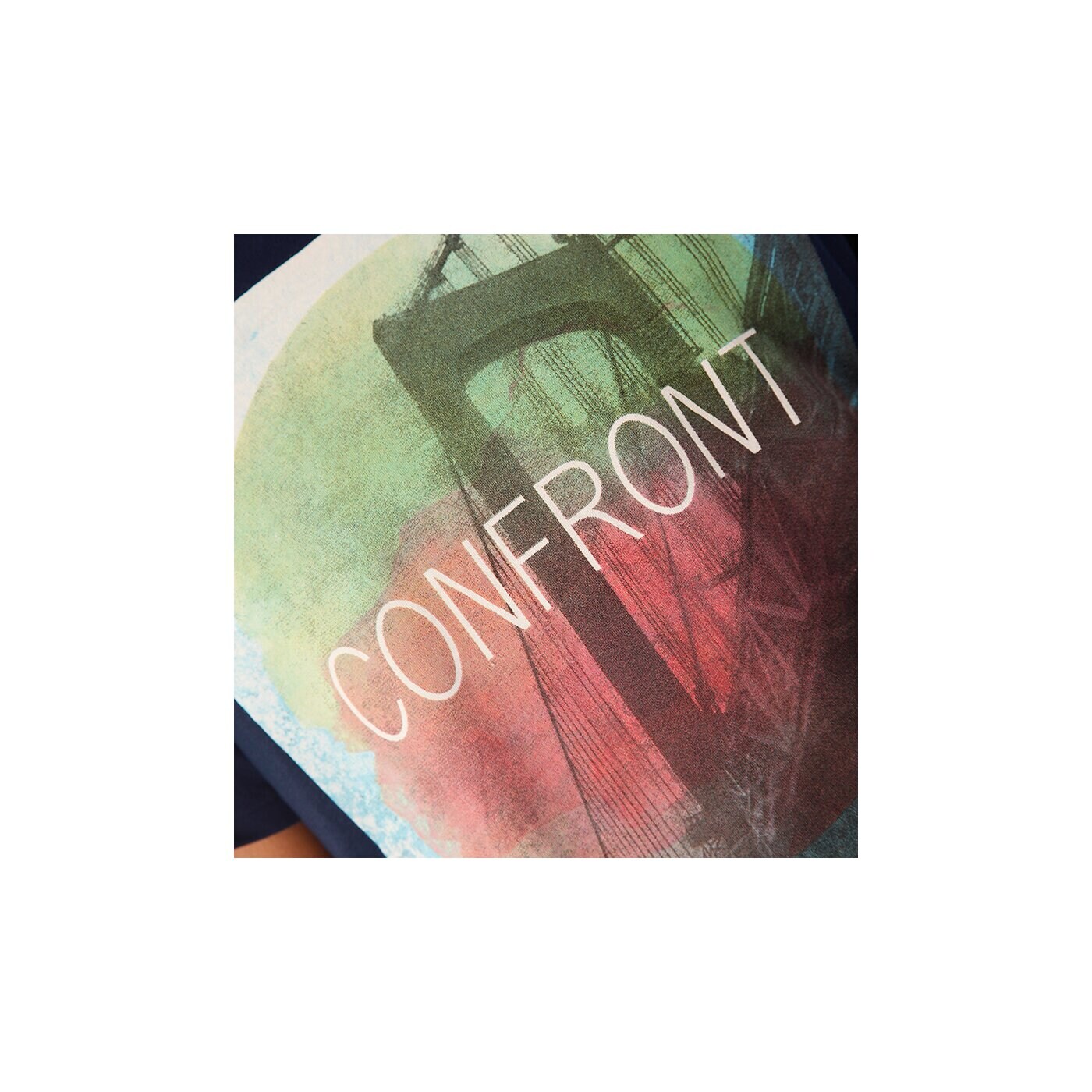 Koszulka męska CONFRONT T-SHIRT PAD cf33tsm12538 kolor granatowy