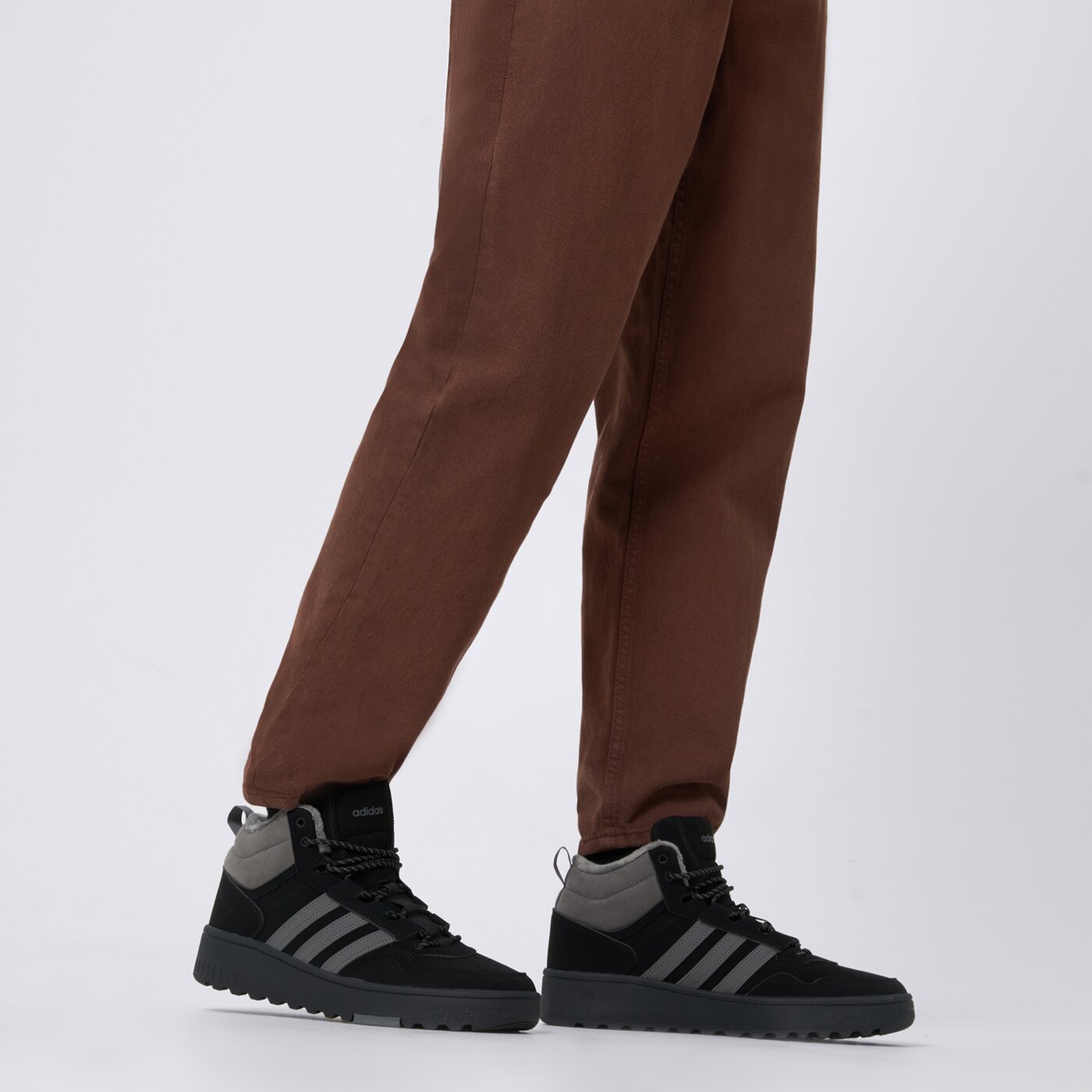 Buty sportowe męskie ADIDAS HOOPS 4.0 MID WINTERIZED jq5361 kolor czarny