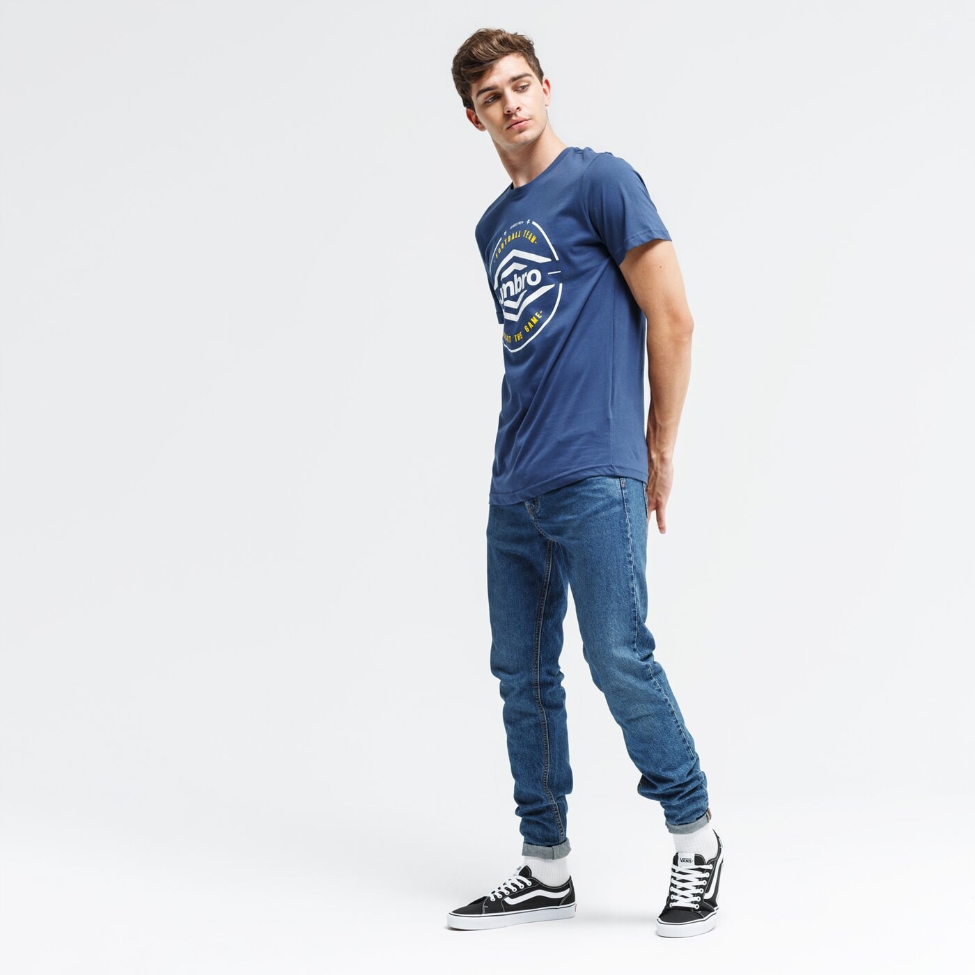 Koszulka męska UMBRO T-SHIRT REYNOLD ul39tsm22002 kolor granatowy