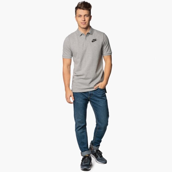 Koszulka polo męska NIKE POLO M NSW POLO PQ MATCH 829360063 kolor szary