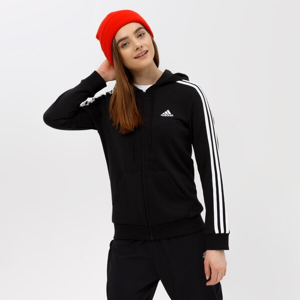 Bluza damska ADIDAS BLUZA ROZPINANA Z KAPTUREM W 3S FT FZ HD gl0792 kolor czarny