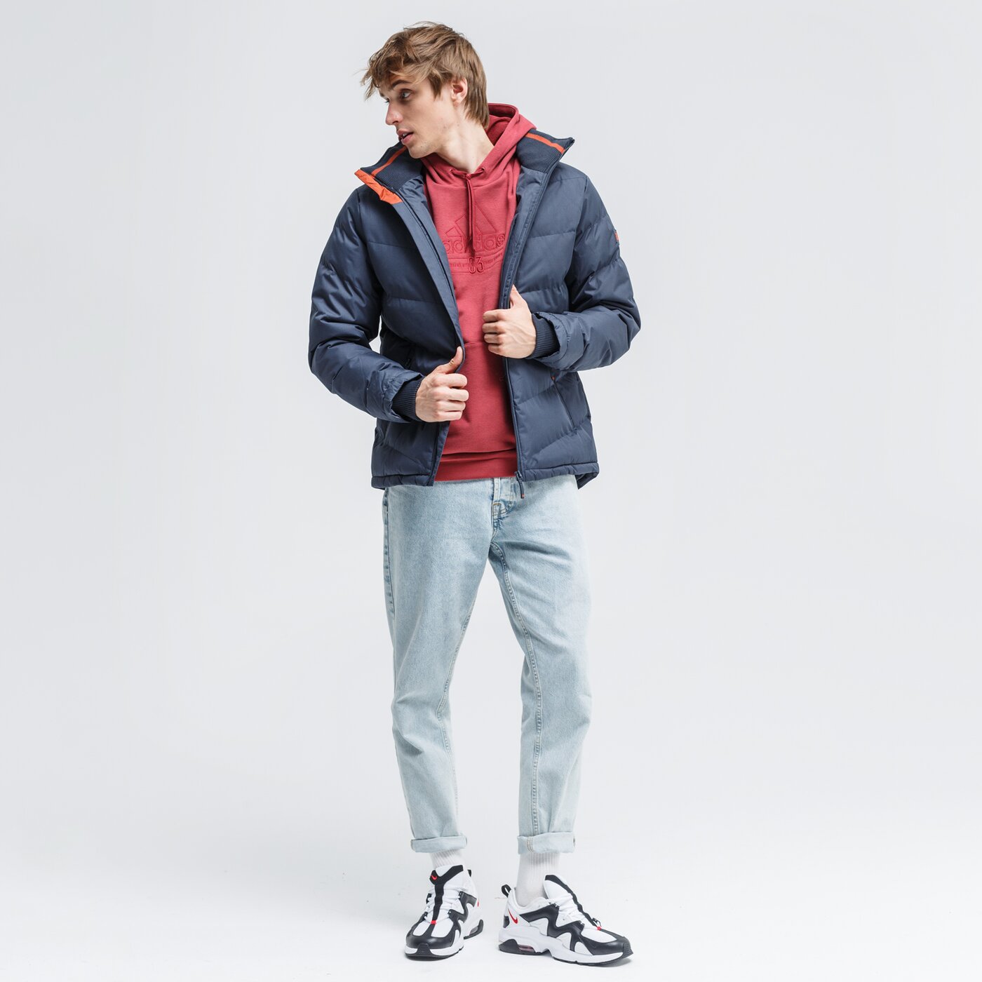 Kurtka zimowa męska UP8 KURTKA ZIMOWA TELLO upv320kum01002 kolor granatowy