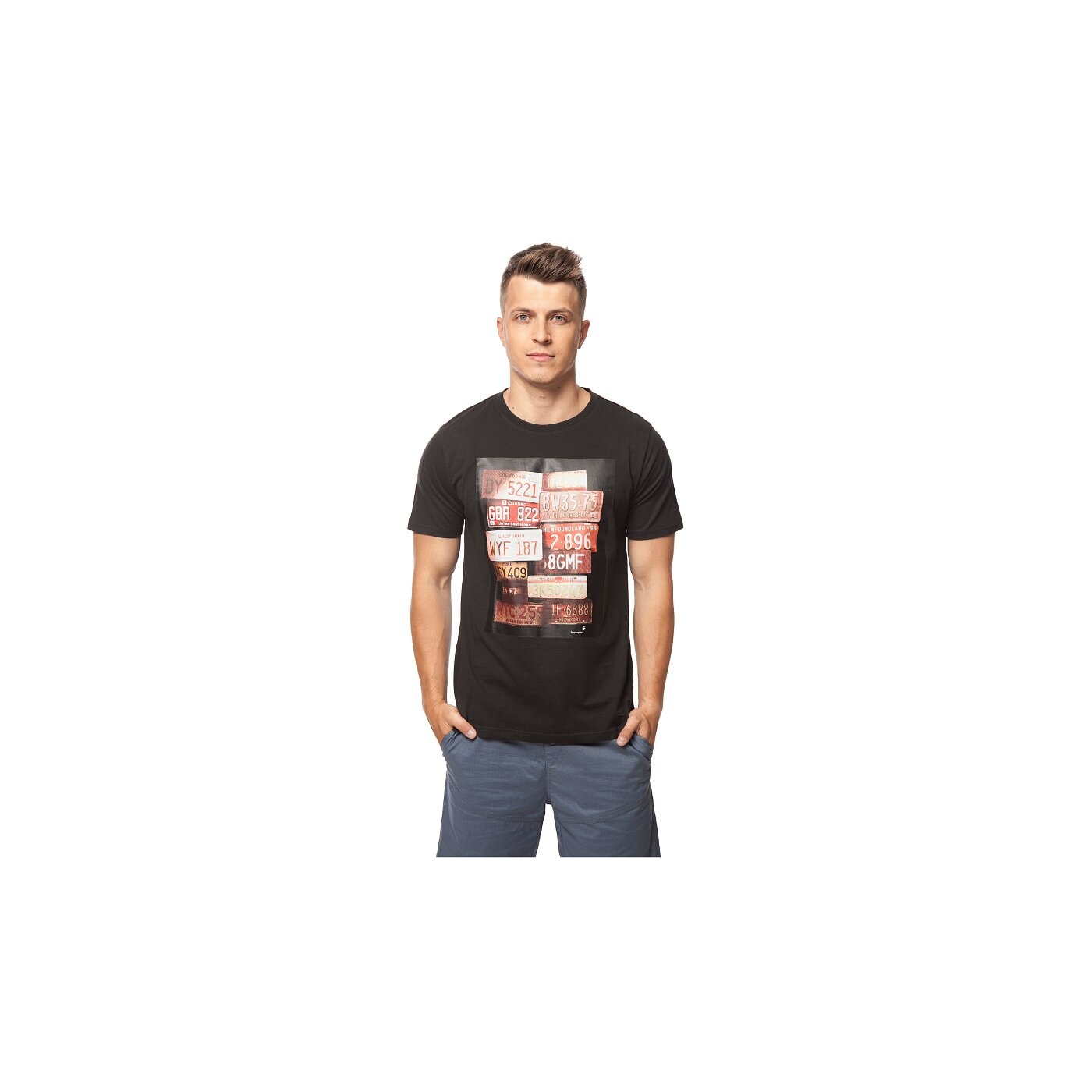 Koszulka męska FEEWEAR T-SHIRT WIND fw15tsm26001 kolor czarny