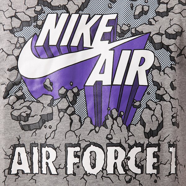 Koszulka męska NIKE T-SHIRT AF1 LOGO TEE 611354063 kolor szary