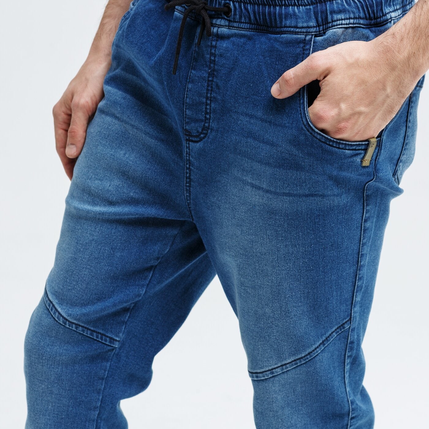 Spodnie dresowe męskie FEEWEAR SPODNIE PRIAM fw39spm25001 kolor granatowy