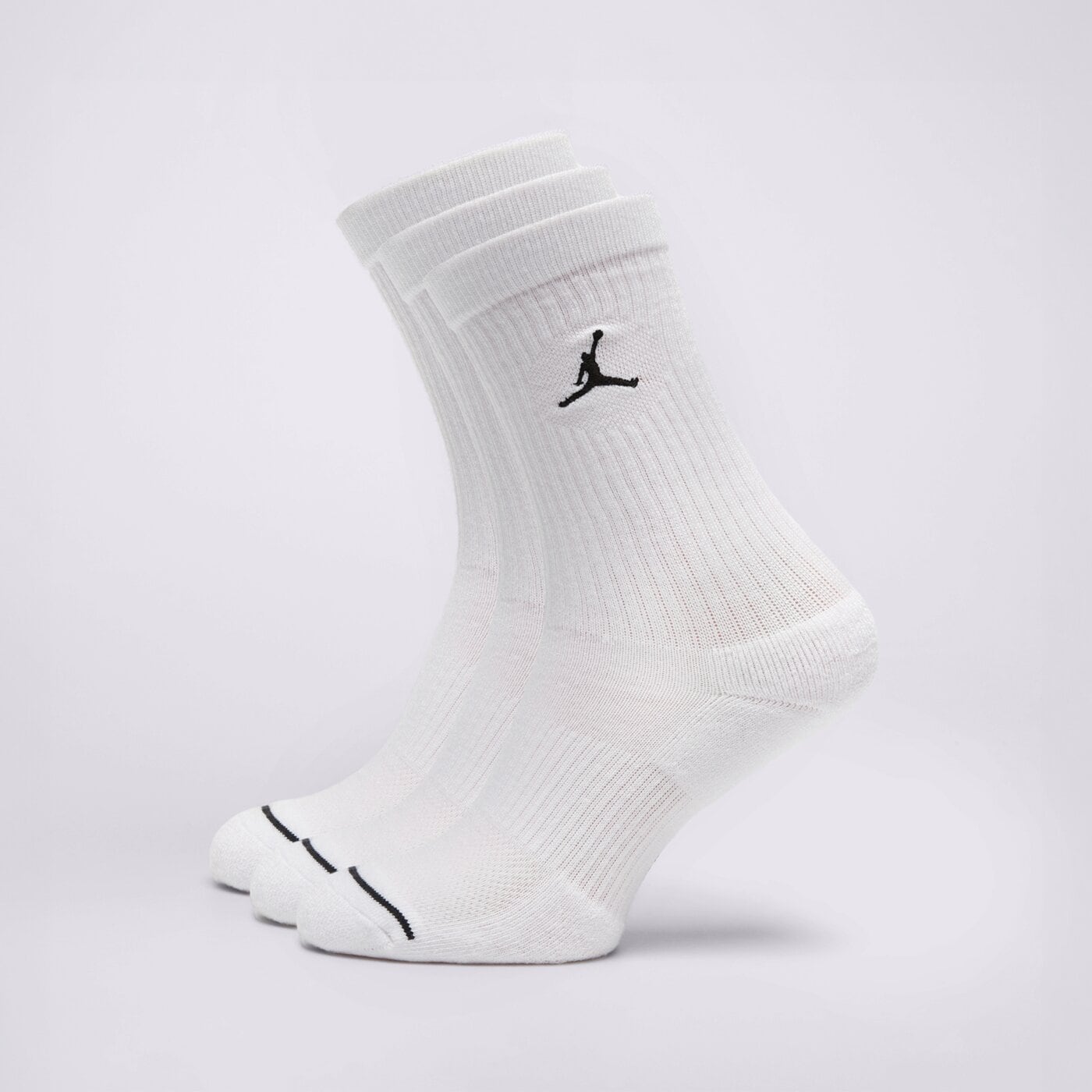 Skarpetki damskie JORDAN SKARPETY U J EVERYDAY CUSH POLY CREW 3PR dx9632-100 kolor biały