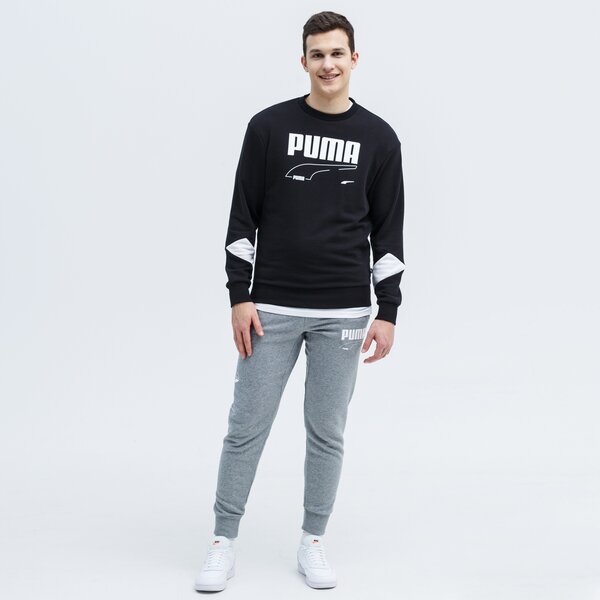 Bluza męska PUMA BLUZA REBEL CREW TR 585740 01 kolor czarny