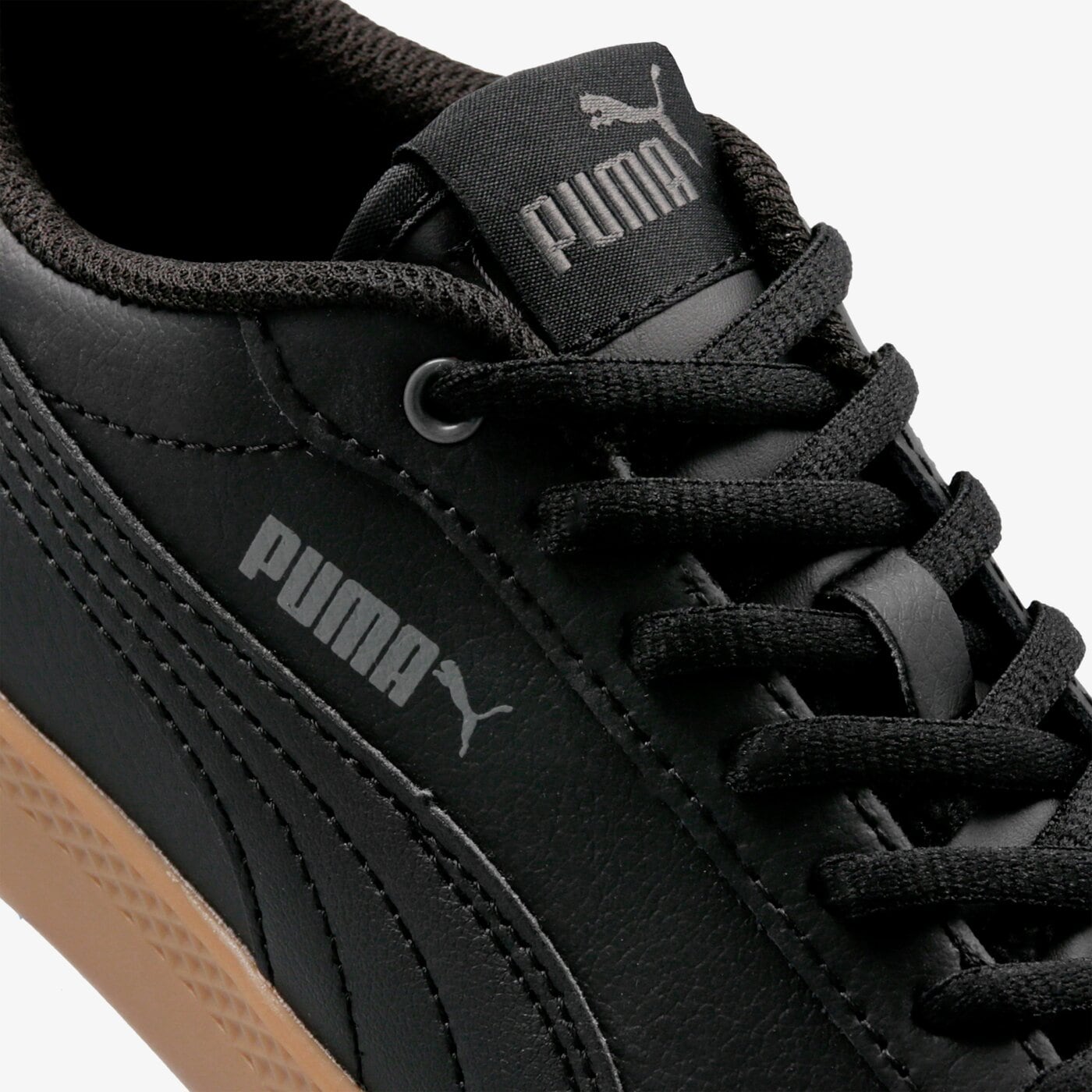 puma smash wns blk patent