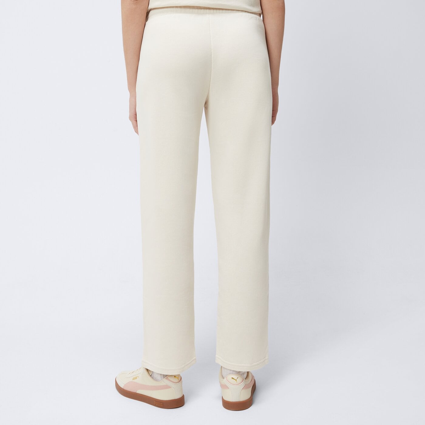 Spodnie dresowe damskie PUMA SPODNIE ESS SMALL NO. 1 FT 684979 87 kolor beżowy