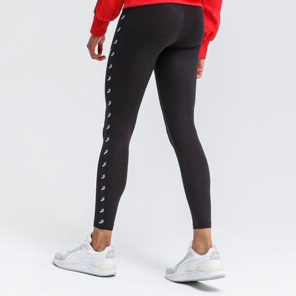 Spodnie dresowe damskie PUMA LEGGINGS TAPE 585849 01 kolor czarny