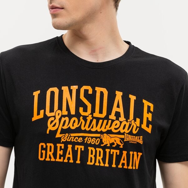 Koszulka męska LONSDALE T-SHIRT DERVAIG 1132781556 kolor czarny