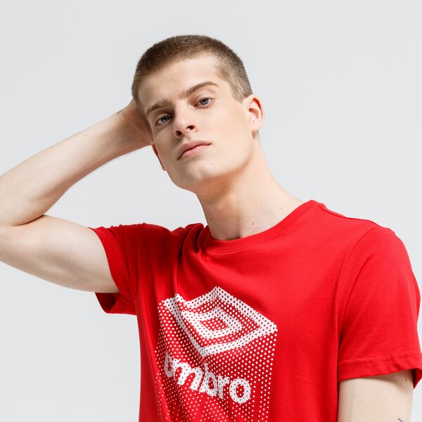 Koszulka męska UMBRO T-SHIRT ROGER ul39tsm21002 kolor czerwony