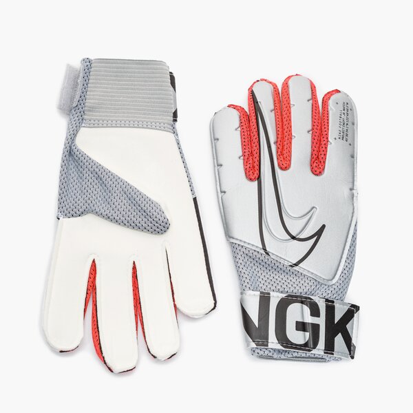 Dziecięce NIKE RĘKAWICE PIŁKARSKIE JR. MATCH GOALKEEPER gs3883-095 kolor szary
