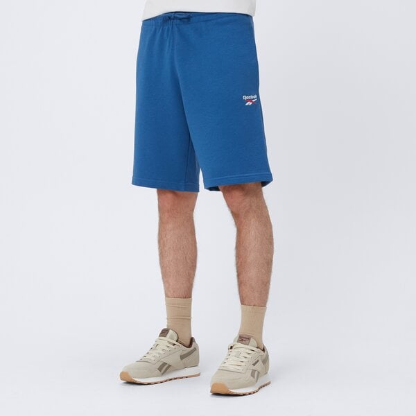 Spodenki męskie REEBOK SZORTY IDENTITY SMALL LOGO FT SHORT 100217212 kolor niebieski