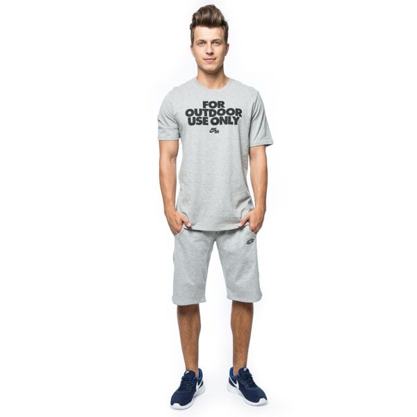 Koszulka męska NIKE T-SHIRT AF1 FOR OUTDOOR  USE TEE 778424063 kolor szary