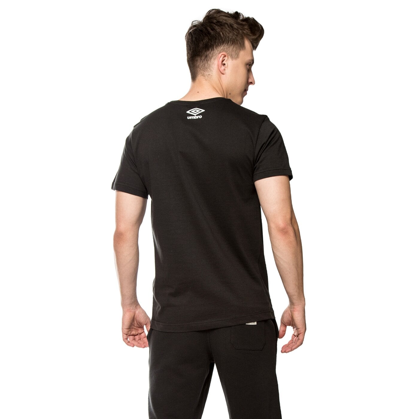 Koszulka męska UMBRO T-SHIRT LASO ul16tsmpr056 kolor czarny