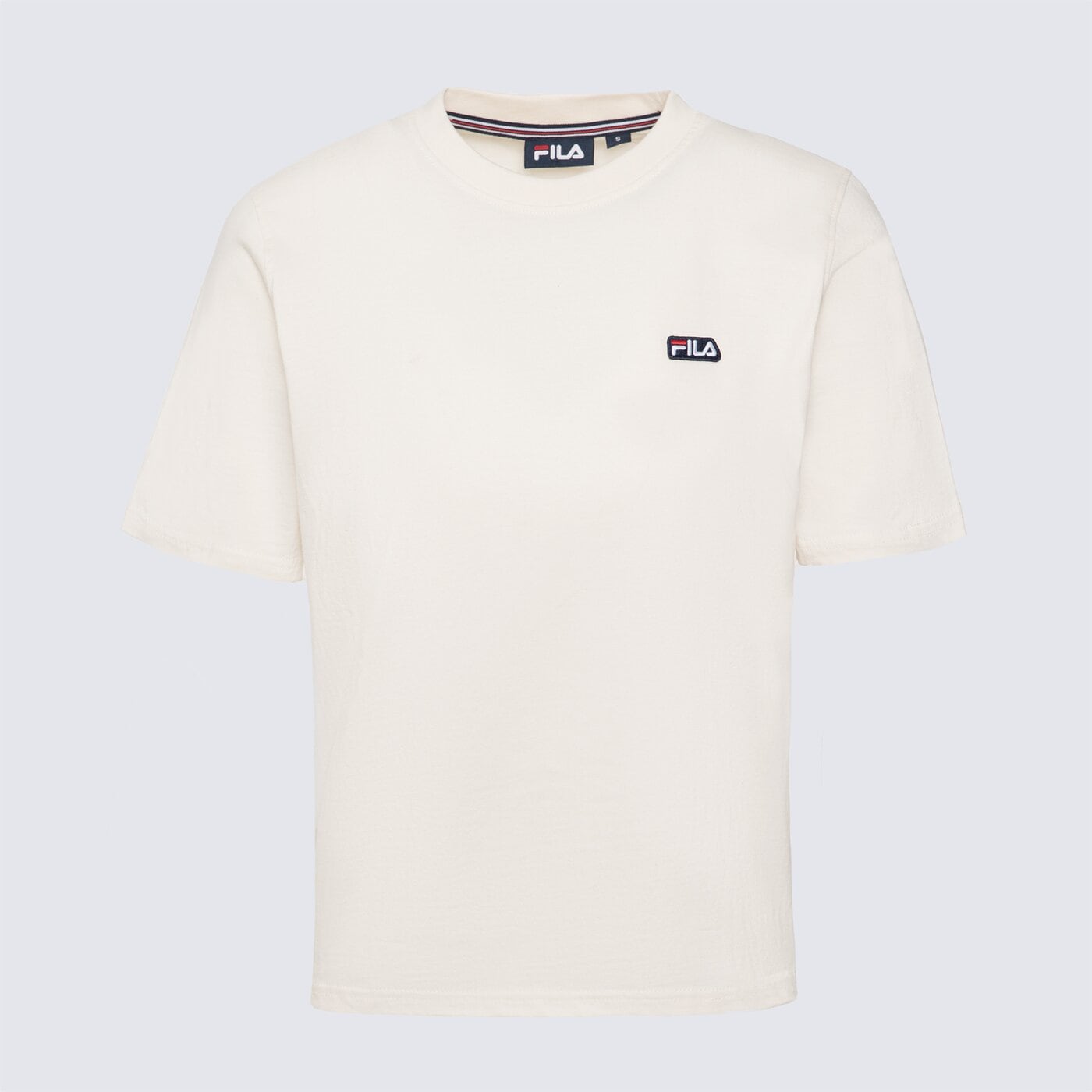 Koszulka damska FILA T-SHIRT BADGE LOGO TEE fi124tsd70130 kolor beżowy