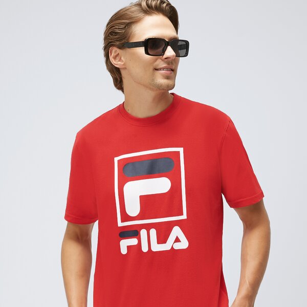 Koszulka męska FILA T-SHIRT FELIX ss19spm010640 kolor czerwony