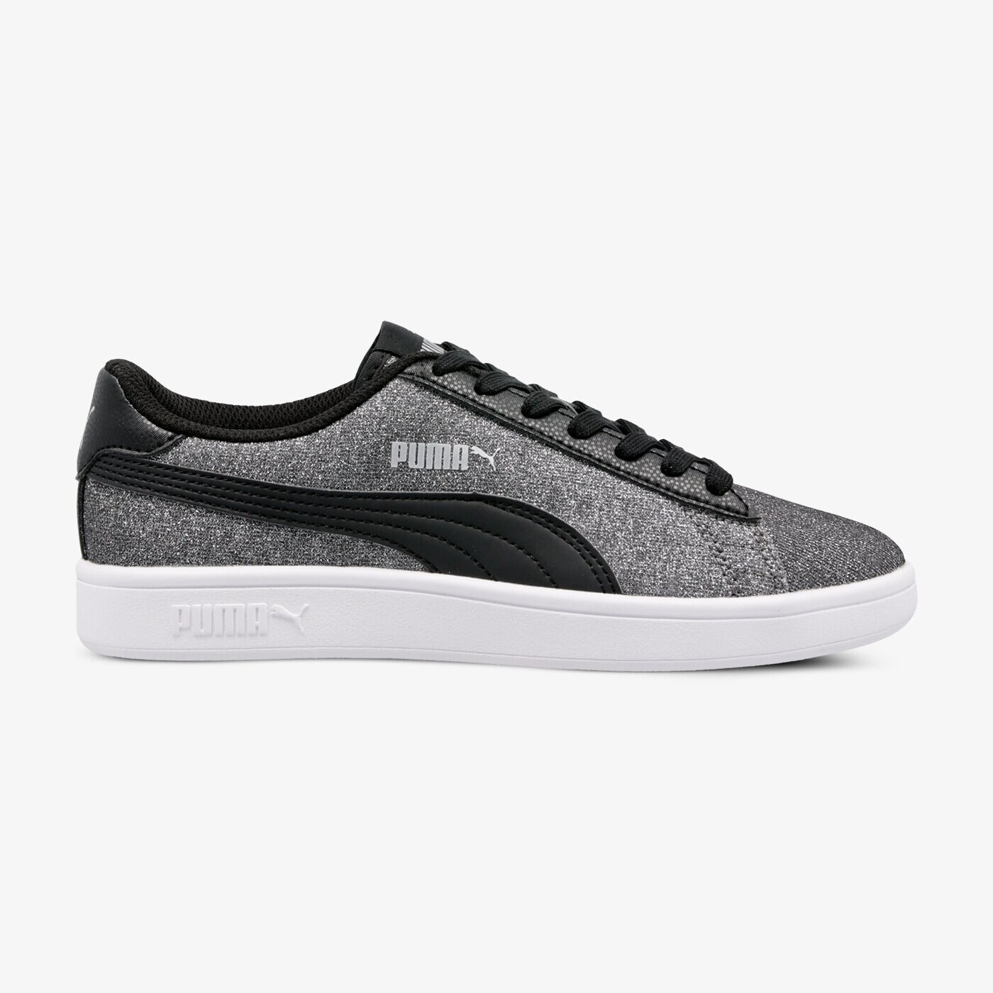 Buty dziecięce PUMA SMASH V2 GLITZ GLAM JR 36737705 kolor czarny