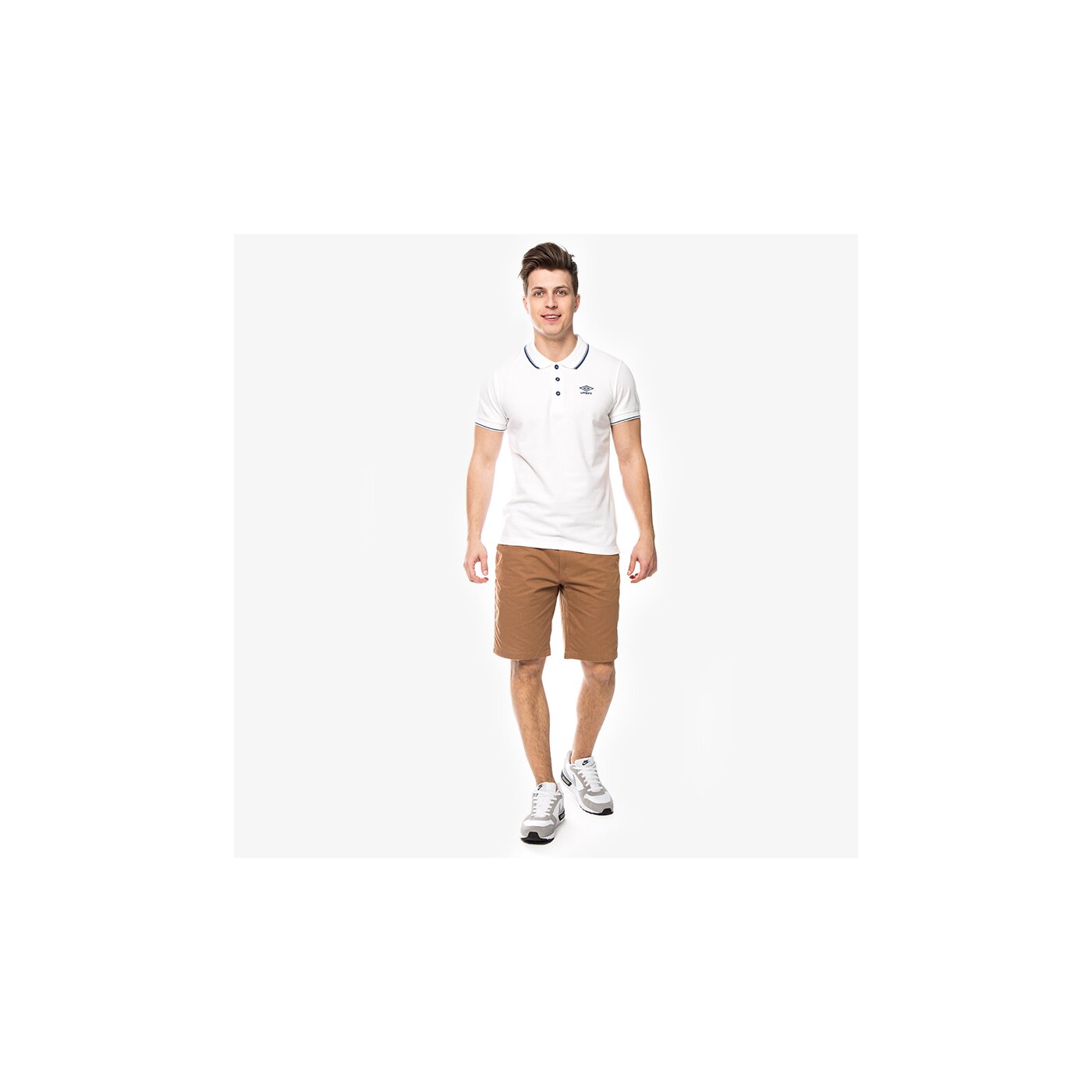 Koszulka polo męska UMBRO POLO DIEGO M ul16pom06002 kolor biały