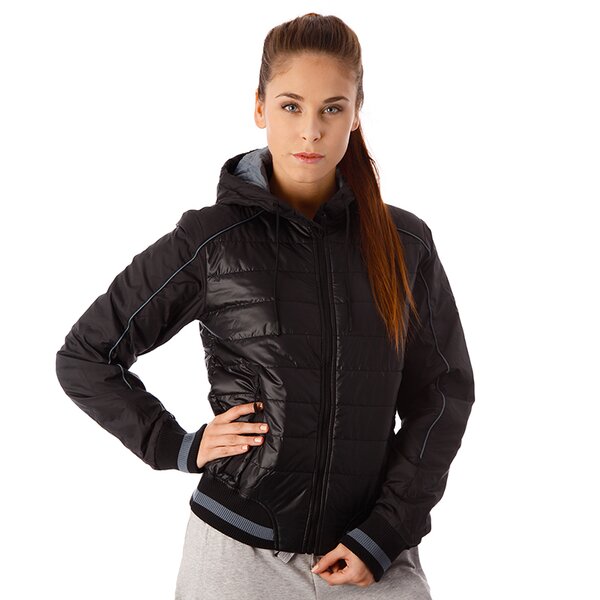 Kurtka zimowa damska NIKE KURTKA DEFENDER JACKET HOODED 541404010 kolor czarny