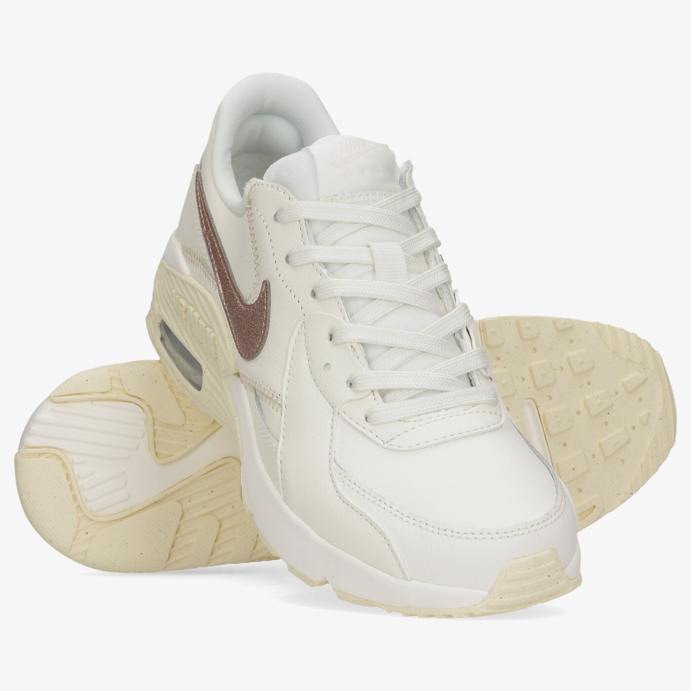 Buty sportowe damskie NIKE WMNS AIR MAX EXCEE LEA dm0837-100 kolor biały