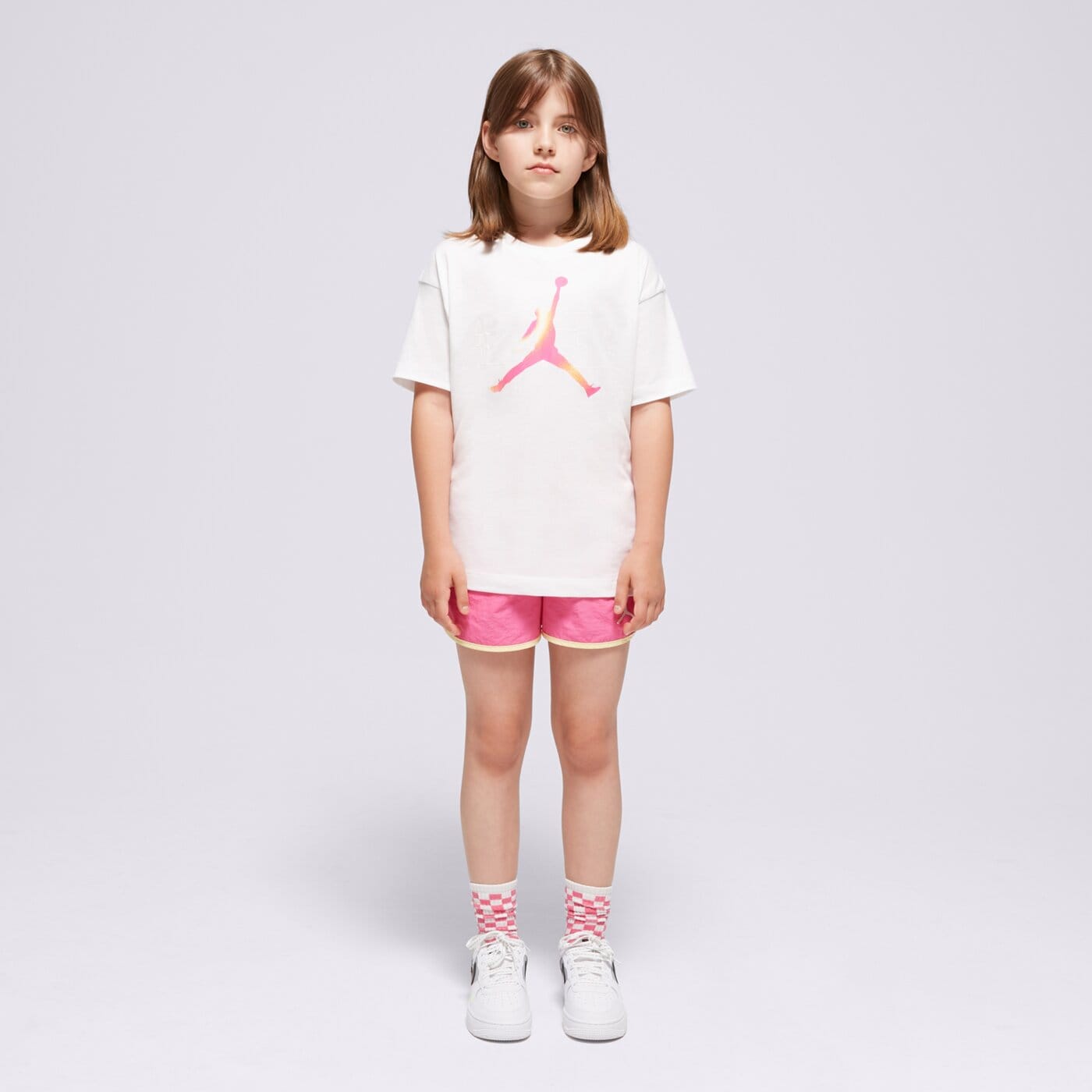 Spodenki dziecięce JORDAN SZORTY JDN JORDAN 23 JERSEY GIRL 45d170-p5d kolor różowy