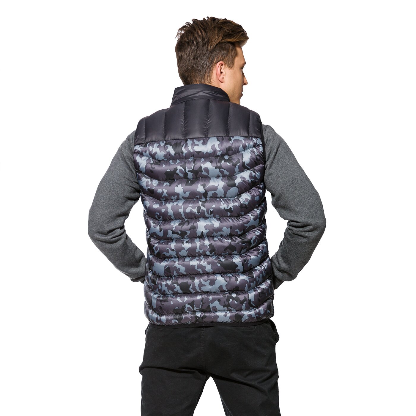 Bezrękawnik męski UMBRO BEZRĘKAWNIK MURAL ul37kam05001 kolor szary