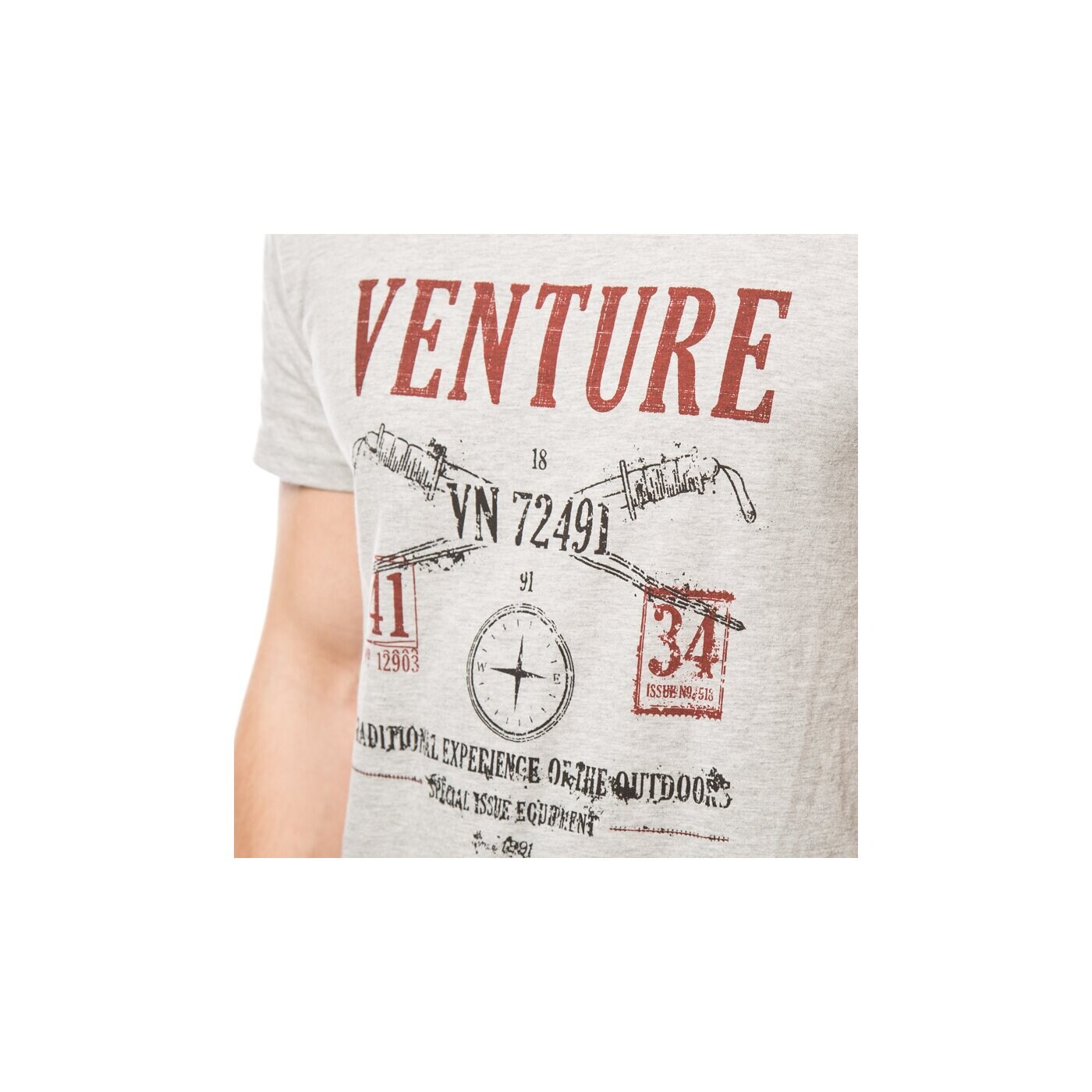 Koszulka męska FEEWEAR T-SHIRT TERR fw16tsm56001 kolor szary