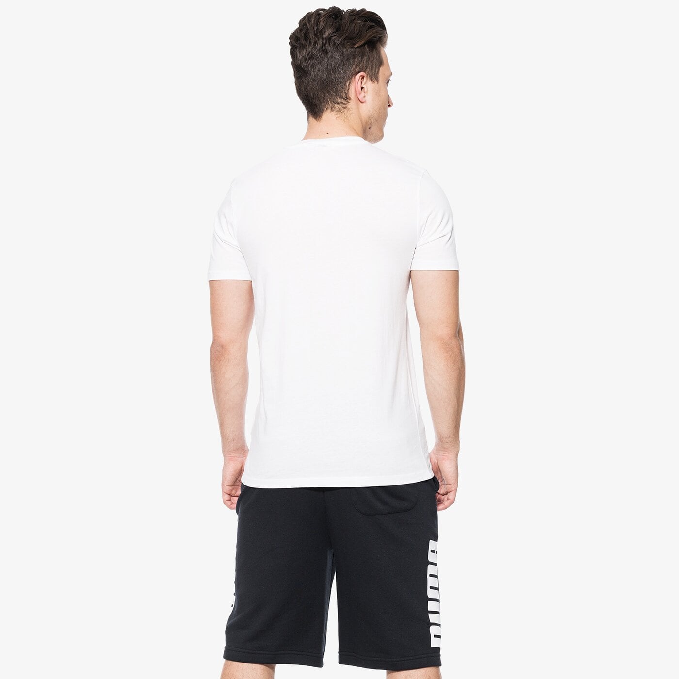 Koszulka męska UMBRO T-SHIRT SS COTTON SMALL LOGO 64887u096 kolor biały