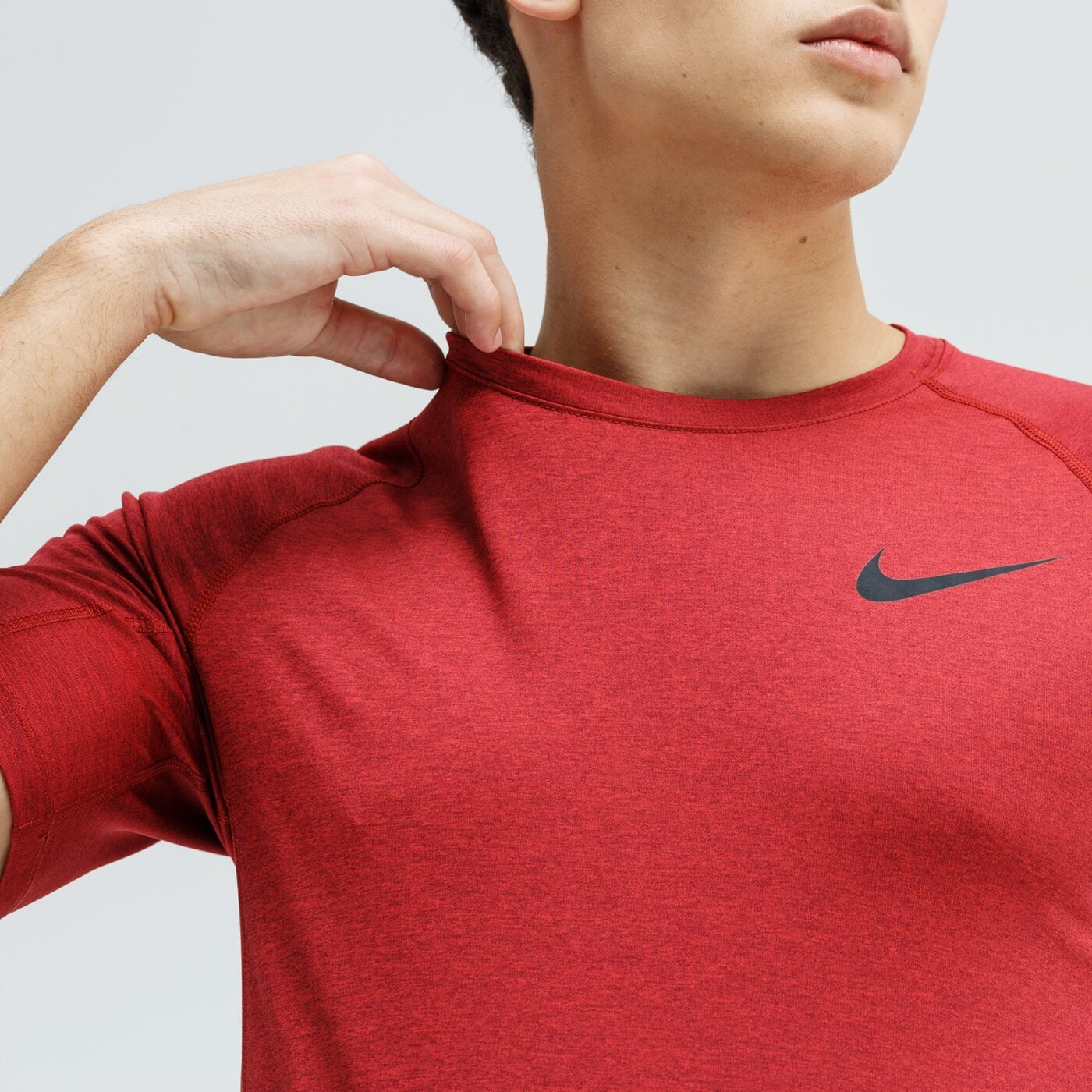 Koszulka męska NIKE T-SHIRT SS M NP SS SLIM bv5633-681 kolor bordowy