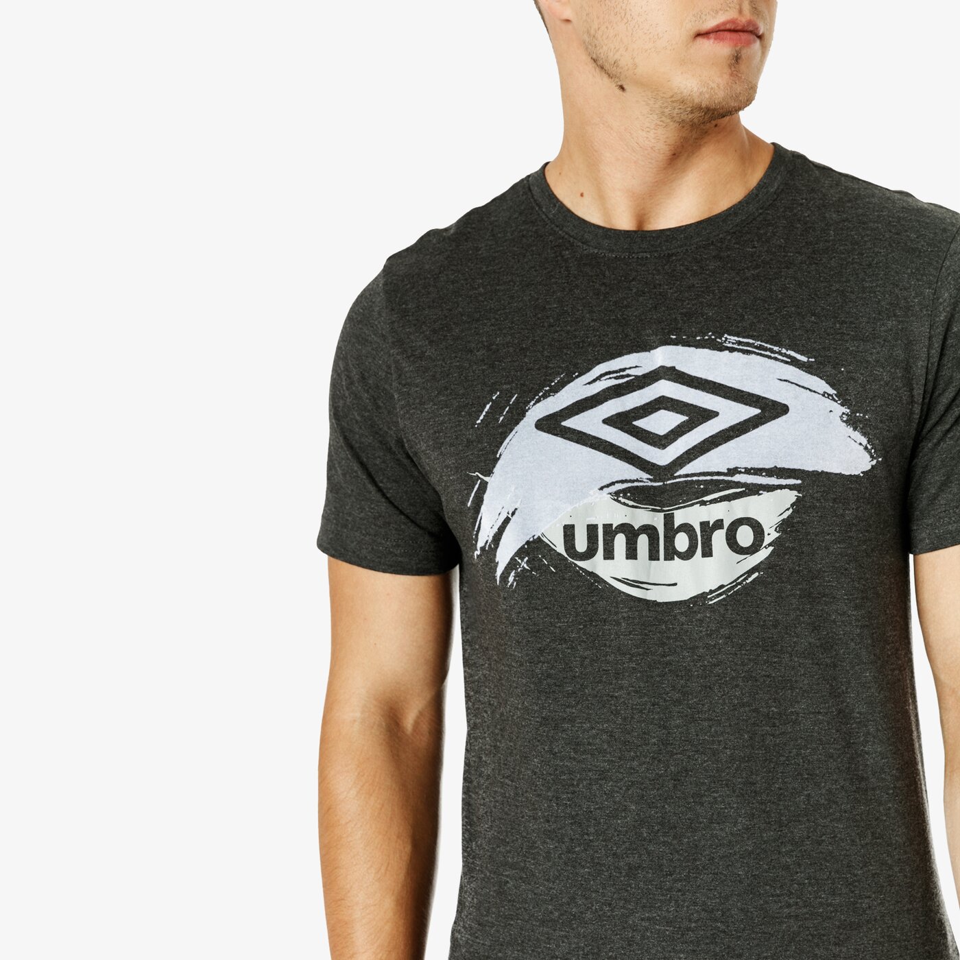 Koszulka męska UMBRO T-SHIRT SS STALWART ul38tsm38001 kolor szary