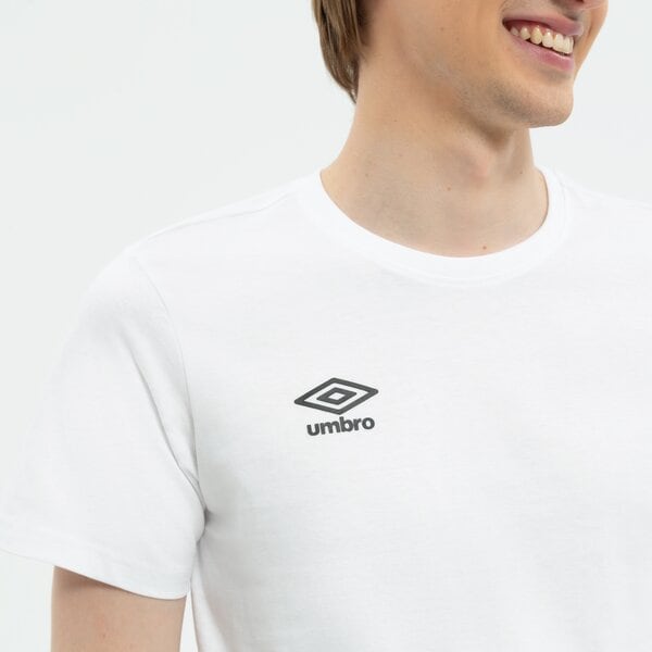 Koszulka męska UMBRO T-SHIRT UMBRO MARLON ul122tsm90001 kolor biały