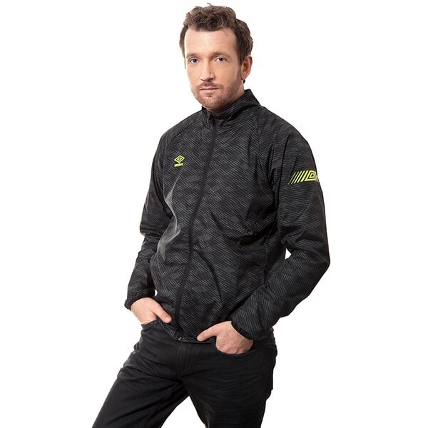 Kurtka przejściowa męska UMBRO KURTKA TRAINING SHOWER JACKET 62574u060 kolor czarny
