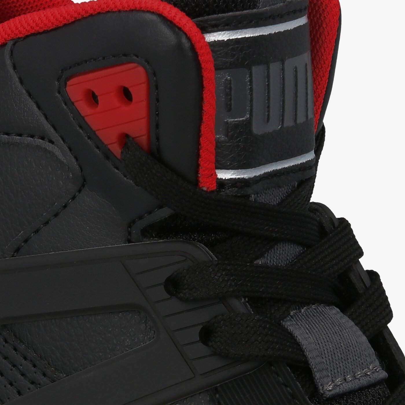 Buty dziecięce PUMA BACKCOURT MID JR 37441103 kolor czarny