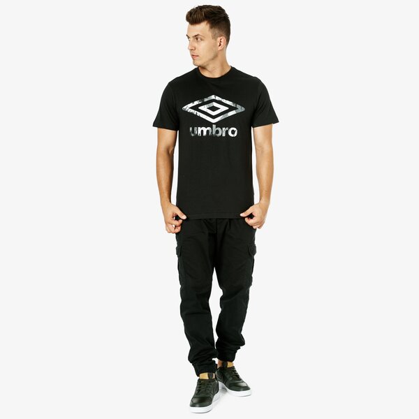Koszulka męska UMBRO T-SHIRT SS METTLE ul38tsm39002 kolor czarny
