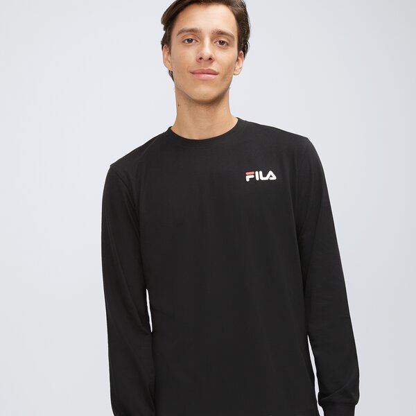 Koszulka męska FILA T-SHIRT TERRY LS fw23spm044000 kolor czarny