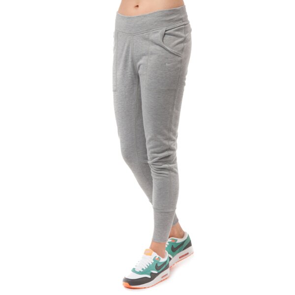 Spodnie dresowe damskie NIKE SPODNIE OBSESSED FT PANT 620368064 kolor szary